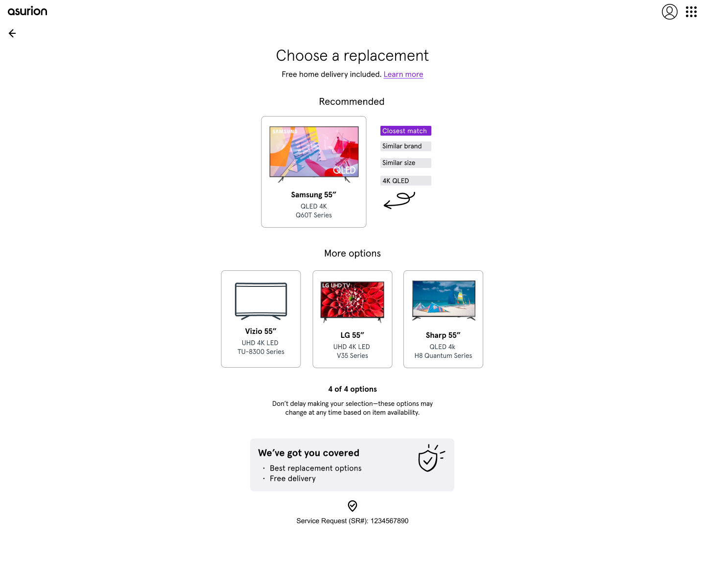 TV Selection (Old design)